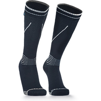 Водонепроницаемые носки DEXSHELL LONGLITE SOCKS черный/серый XL (47-49)